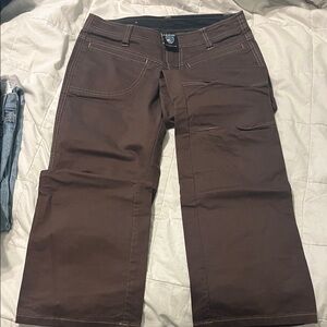Kuhl Brown Wide-Leg Pants